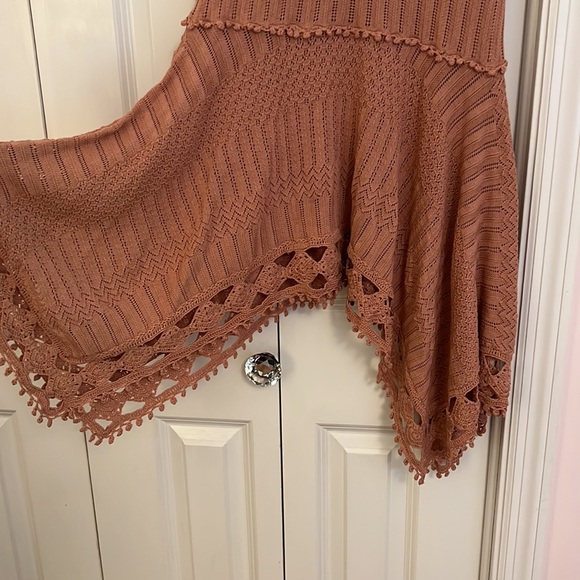 JONATHAN SIMKHAI Crochet Handkerchief Hem Dress XS - Picture 5 of 7